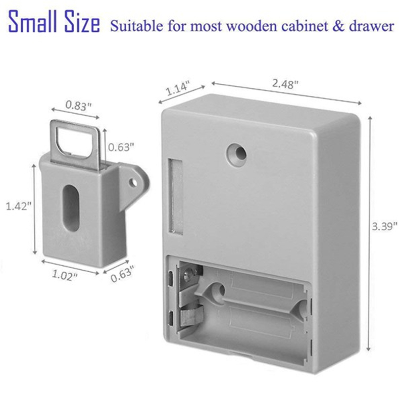 Free opening invisible lock drawer shoe cabinet smart cabinet wardrobe lock sauna lock induction cabinet lock